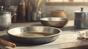 Which Kitchen Equipment Is a Shallow Round Baking Dish Used For?