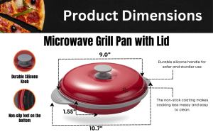 Microwave Grill Pan for Kitchen